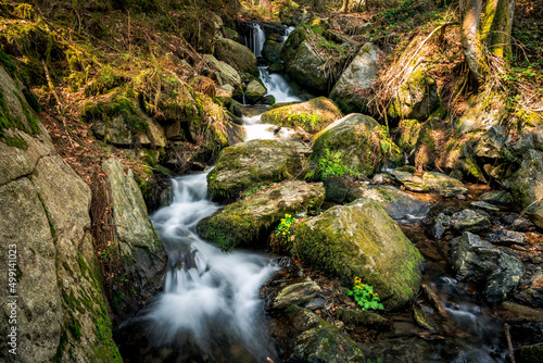 Fototapeta Naklejka Na Ścianę i Meble -  Nagelsteiner Wasserfälle Bayerischer Wald