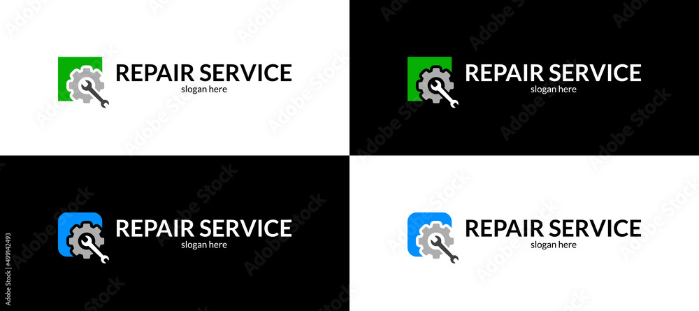 Repair service logo