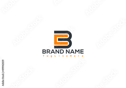 B letter logo design and template vector
