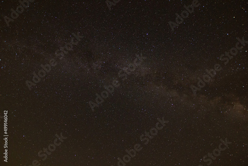 stunning milkyway on a cloudless summer night