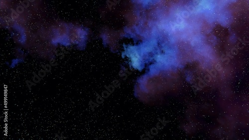Fototapeta Naklejka Na Ścianę i Meble -  space blue galaxy background