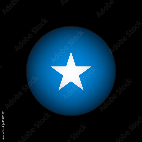 Country Somalia. Somalia flag. Vector illustration.