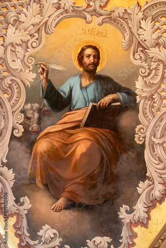 St. Luke the Evangelist. Fresco