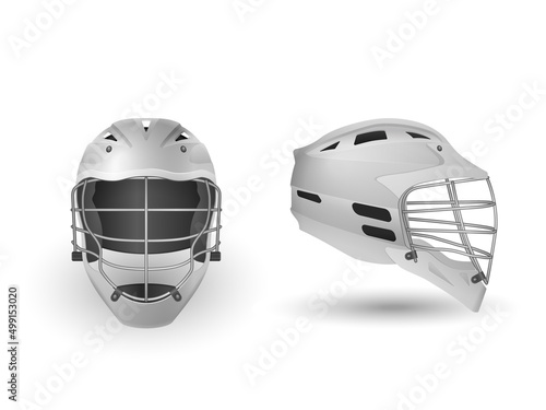 Lacrosse helmet set