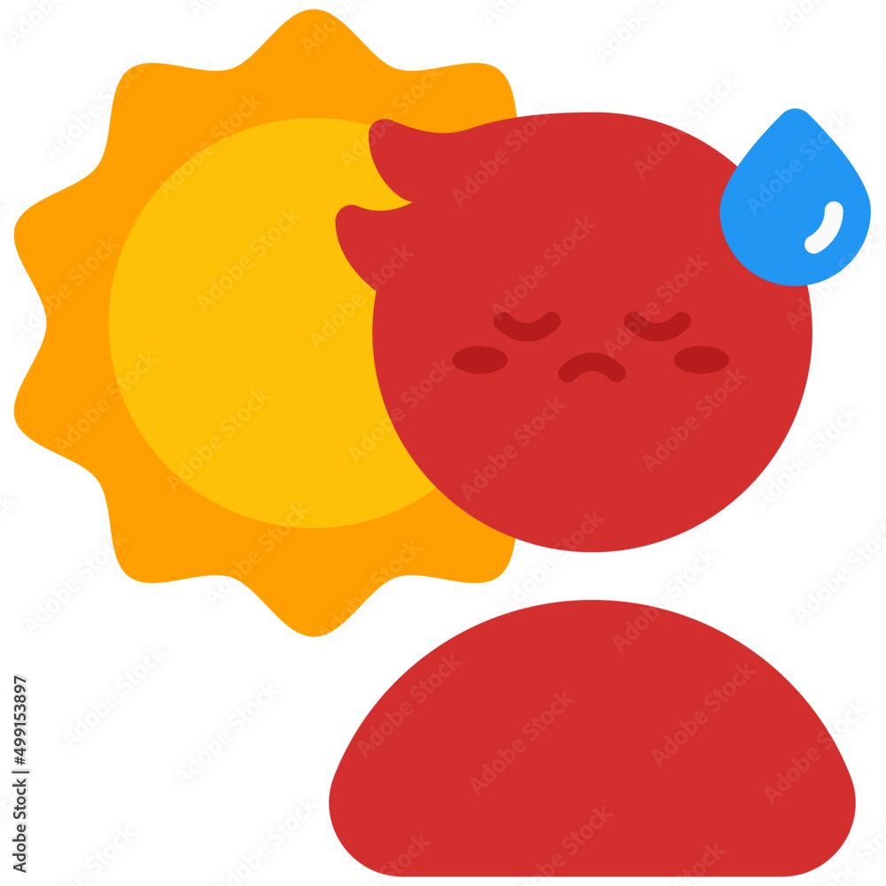 hot flat icon hot flat icon