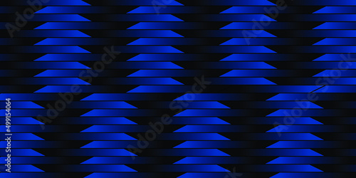 abstract blue and black background. horisontal lines and strips