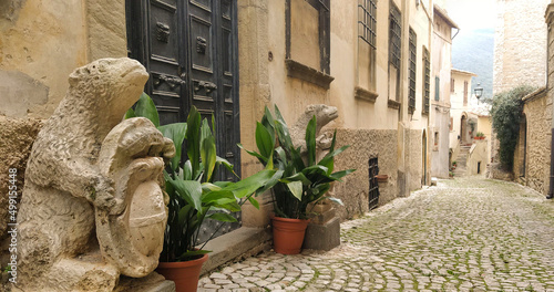 Borgo medievale di Casperia, Terni,  Italia photo