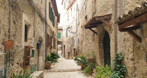 Fototapeta Naklejka Na Ścianę i Meble -  Borgo medievale di Casperia, Terni,  Italia