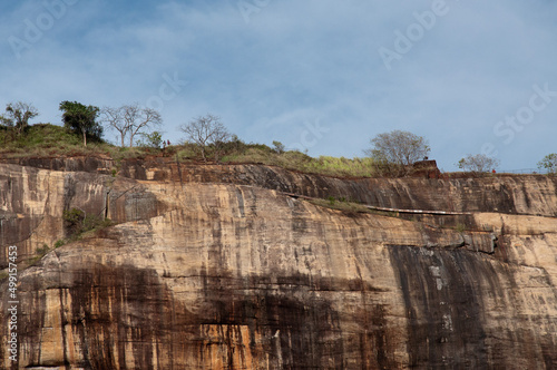 Bild auf Leinwand Sigiriya rock fortress ancient UNESCO heritage site in Sri Lanka