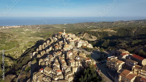 Badolato city in Calabria region, Italy photo