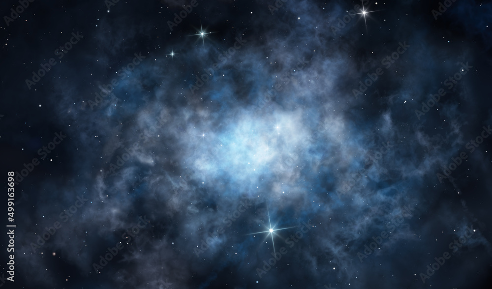 Obraz premium Deep space nebula