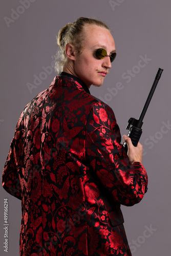 Villain with Assault Rifle