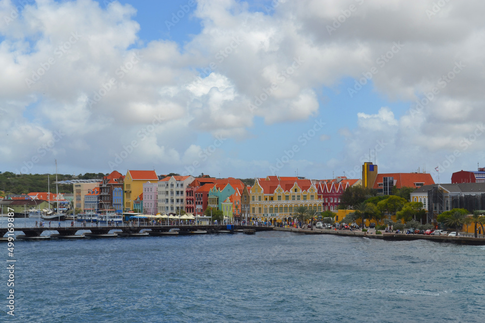 Willemstad the capital city of the island of Curacao