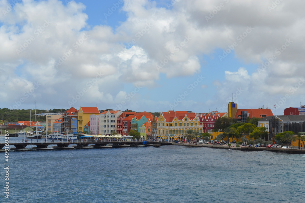 Fototapeta premium Willemstad the capital city of the island of Curacao