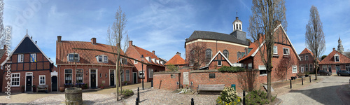 Old town of Ootmarsum panorama