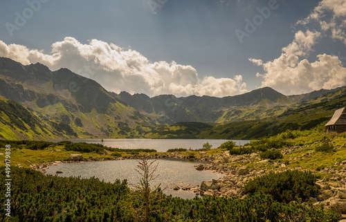 Fototapeta Naklejka Na Ścianę i Meble -  Valley of five ponds in the Tatra Mountains Zakopane Poland