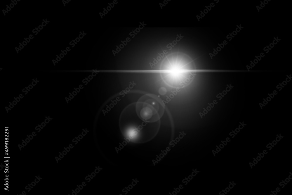 white star, sun with lens flare. white star, sun with lens flare.