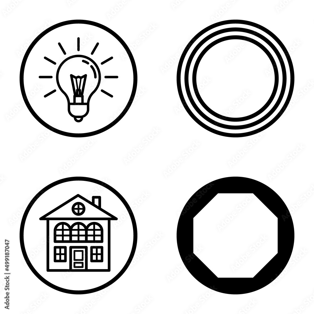 Circles1-2 Flat Icon Set Isolated On White Background Circles1-2 Flat Icon Set Isolated On White Background