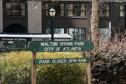 Walton Spring Park in Atlanta photo