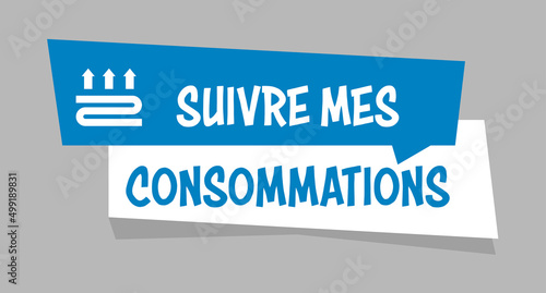 Logo suivre mes consommations.