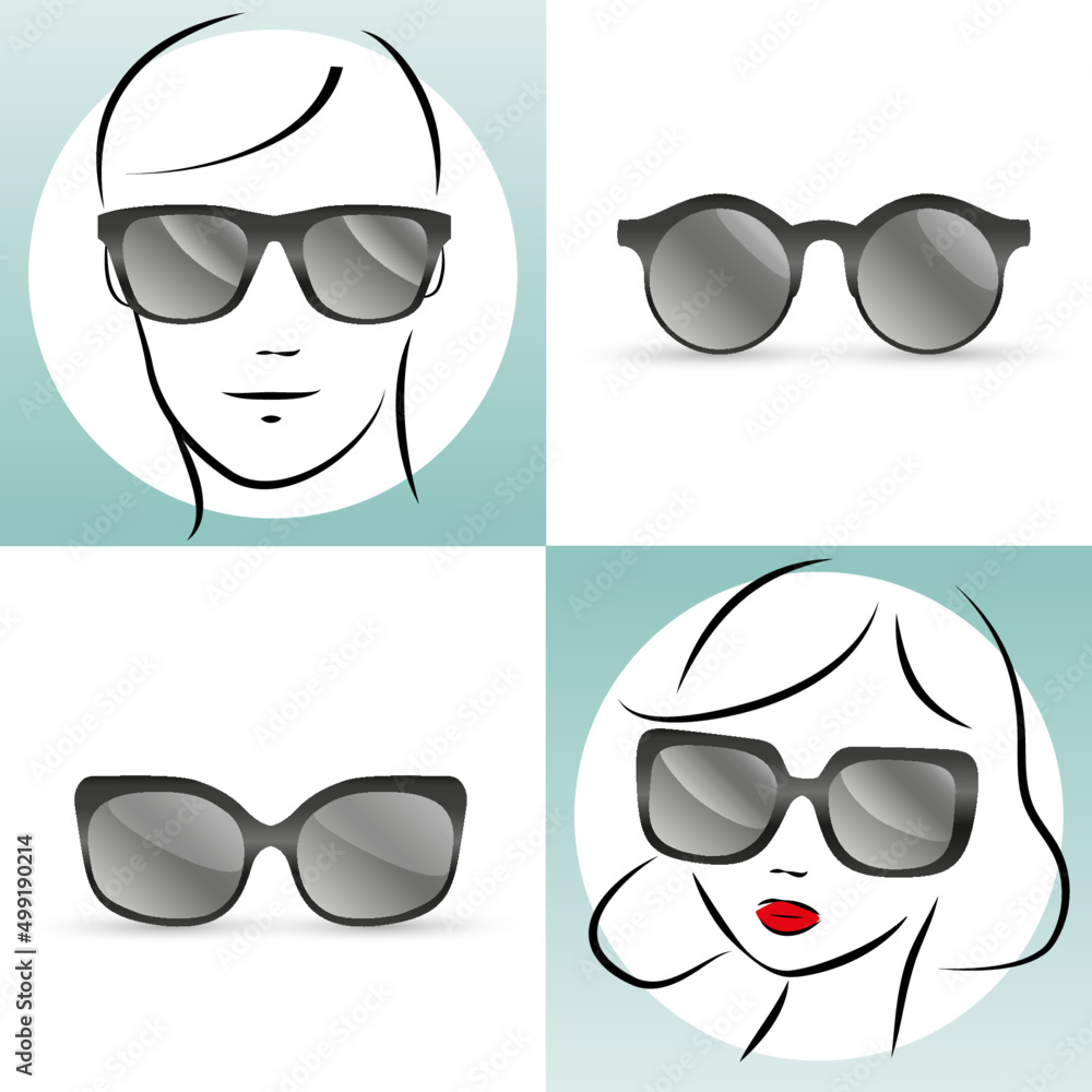 Uomo, donna, occhiali da sole