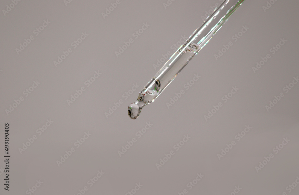 Pipette, serum liquid close up. Cosmetics Pipette, serum liquid close up. Cosmetics