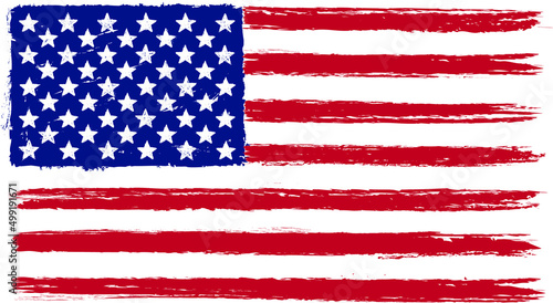 USA flag stars and stripes