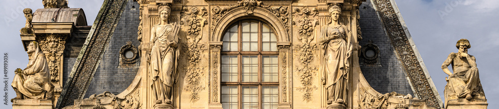 Obraz premium Louvre architecture