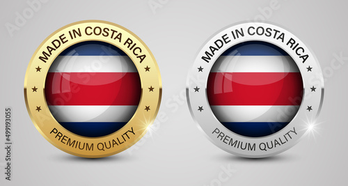 Made in Costarica graphics and labels set.