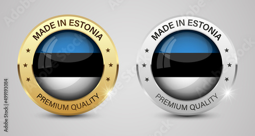 Made in Estonia graphics and labels set.