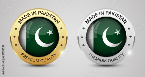 Made in Pakistan graphics and labels set.