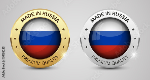 Made in Russia graphics and labels set.