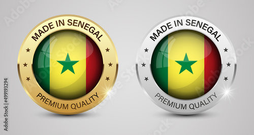 Made in Senegal graphics and labels set.