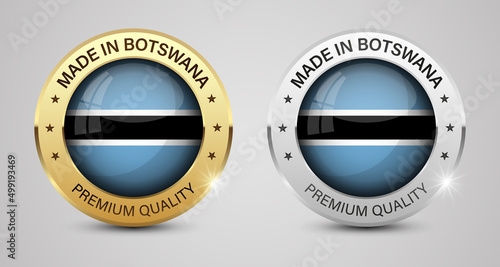 Made in Botswana graphics and labels set.