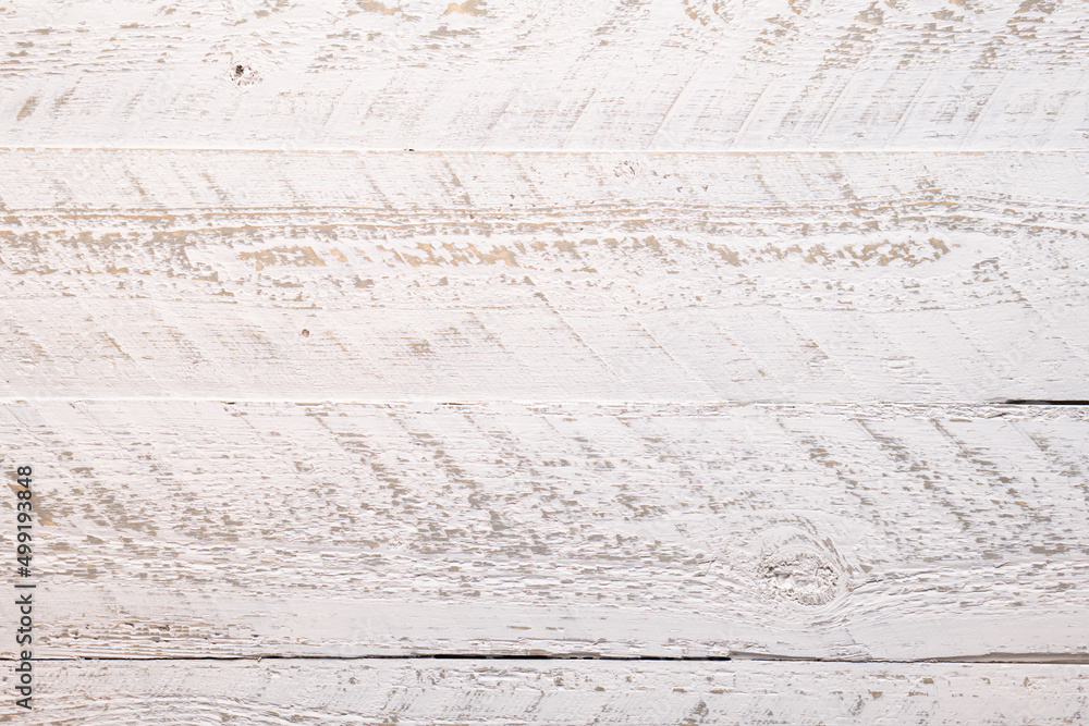 rustic white distressed wood plank table background
