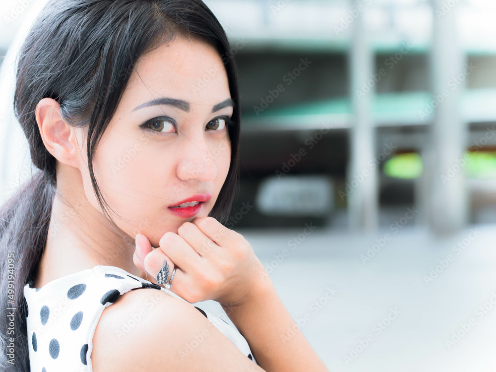 Female portrait model sexy beautiful pretty closeup face make up cosmetic hair lifestyle smart fashion dress person summer spring season happy smile person Female portrait model sexy beautiful pretty closeup face make up cosmetic hair lifestyle smart fashion dress person summer spring season happy smile person