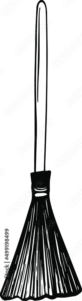 broom Line Art broom Line Art
