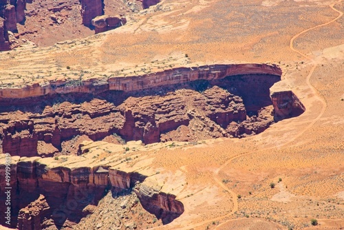 Canyonlands National Park in southeastern Utah, a dramatic desert landscape carved by the Colorado River.  photo