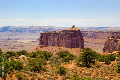 Canyonlands National Park in southeastern Utah, a dramatic desert landscape carved by the Colorado River.  photo