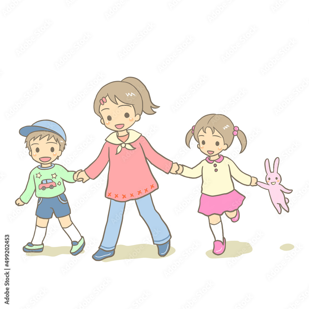 仲良しの子どもたち 仲良しの子どもたち