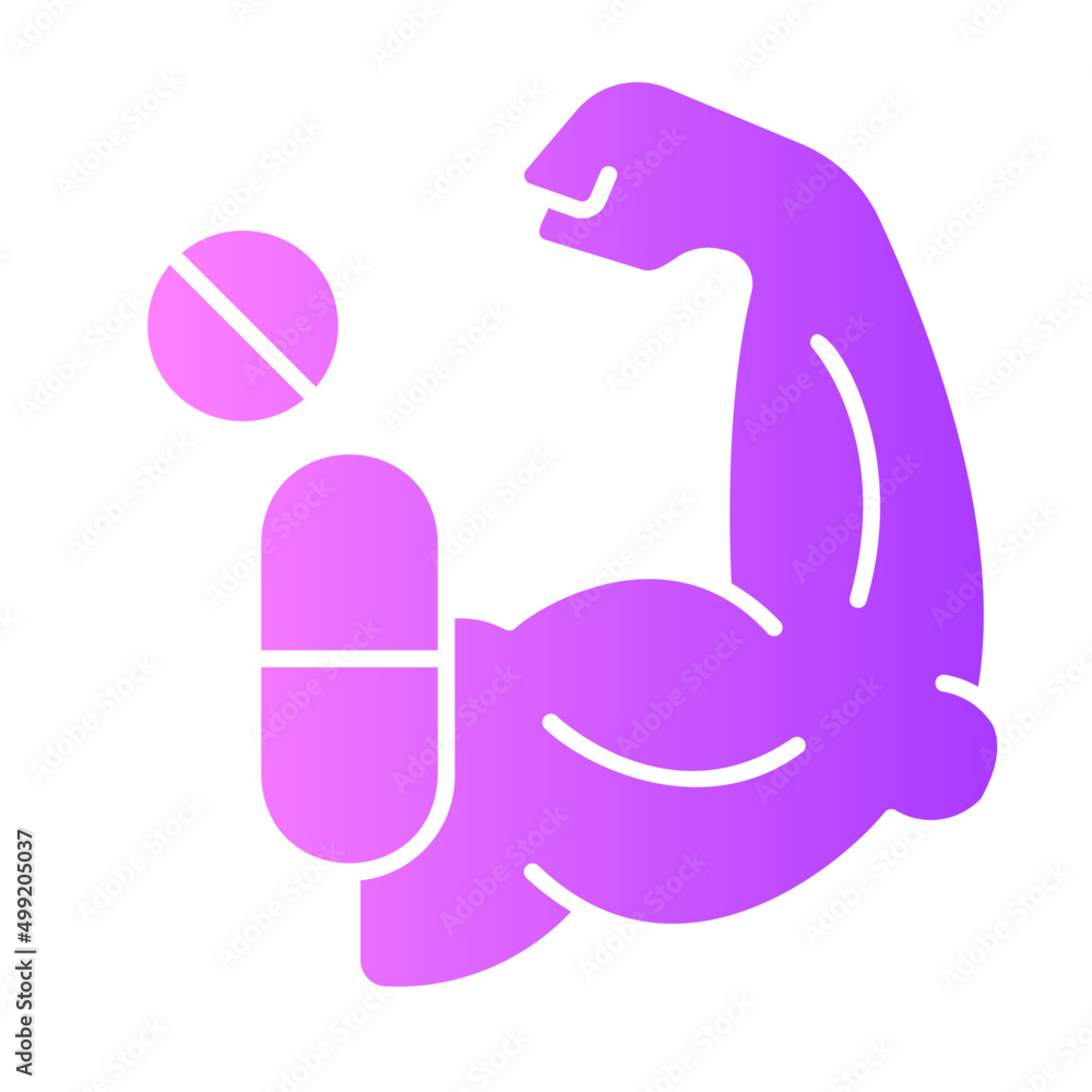 arm gradient icon arm gradient icon