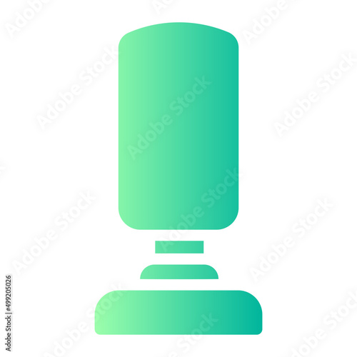 punching bag gradient icon