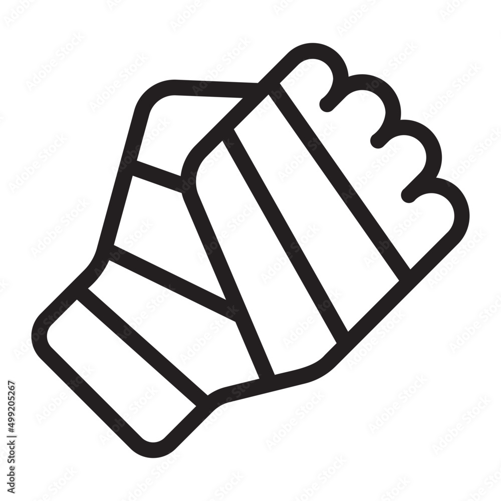 hand line icon hand line icon