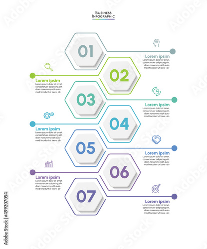 Business data visualization. timeline infographic icons designed for abstract background template milestone element modern diagram process technology digital marketing data presentation chart Vector