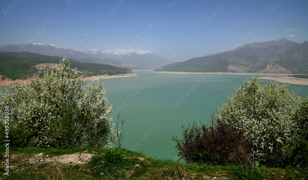 A mountain lake in the West Tien Shan