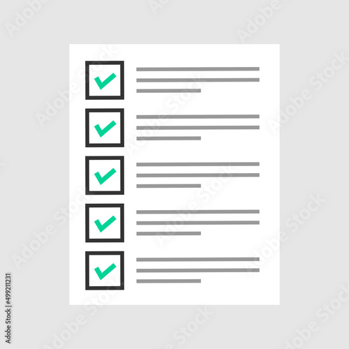 Application form, complete tasks, to-do list, survey concepts