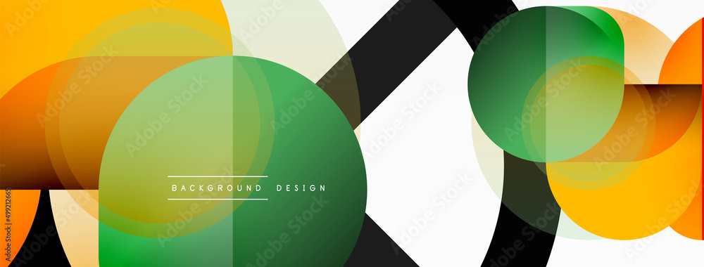 Creative geometric wallpaper. Minimal circle triangle and square line abstract background. Vector illustration for wallpaper banner background or landing page Creative geometric wallpaper. Minimal circle triangle and square line abstract background. Vector illustration for wallpaper banner background or landing page