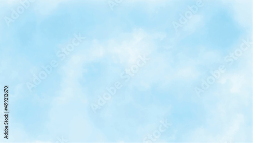 Blue sky and white cloud beautiful background. The art of defocus ocean asia sea dying soft pastel color used for montage fresh clean sky beach.