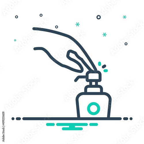 Mix icon for pressing