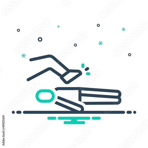 Mix icon for violent